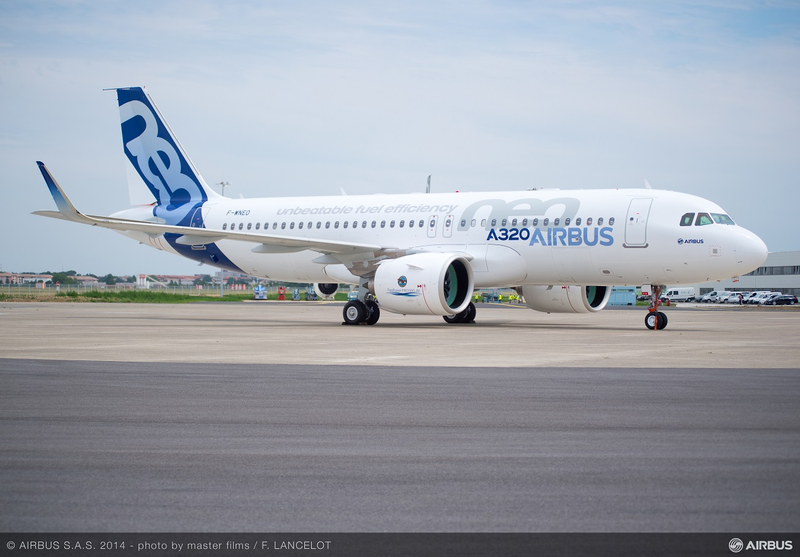 Illustration for article titled El primer Airbus A320neo, rival del Boeing 737, ya está listo para volar
